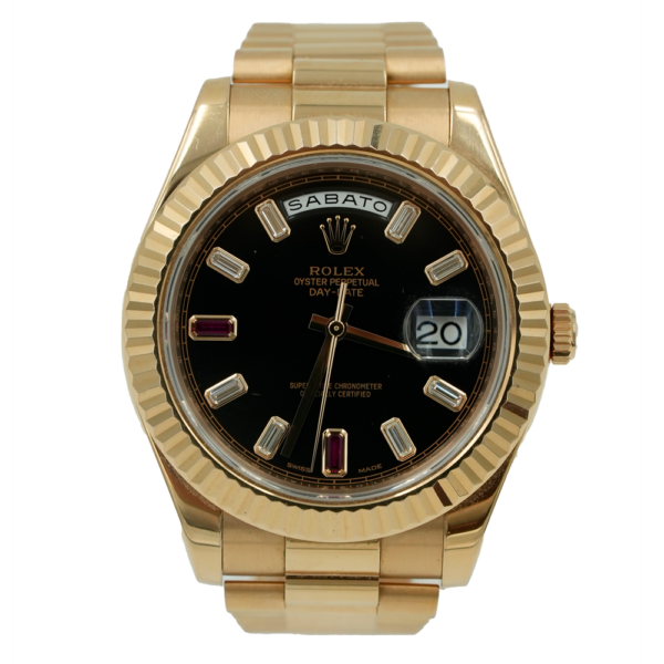 Rolex Day-Date II "Ruby Dial" - 218235