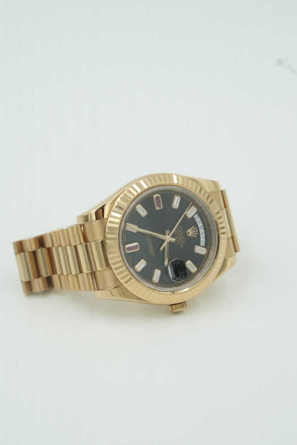 Rolex Day-Date II "Ruby Dial" - 218235 - Image 3