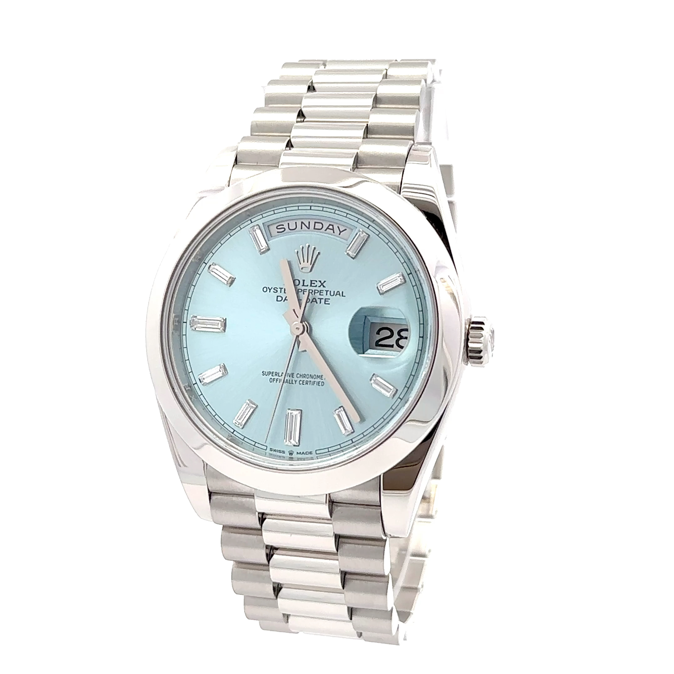 Rolex Day-Date 40 Baguette Dial - 228206