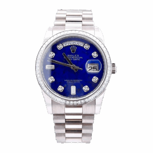 Rolex Day-Date 36 Lapislazuli Zifferblatt Diamanten Set - 118399BR