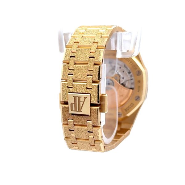 Audemars Piguet Royal Oak Lady Frosted Gold Carolina Bucci "Mirror Dial" - 15454BA.GG.1259BA.02 - Image 3