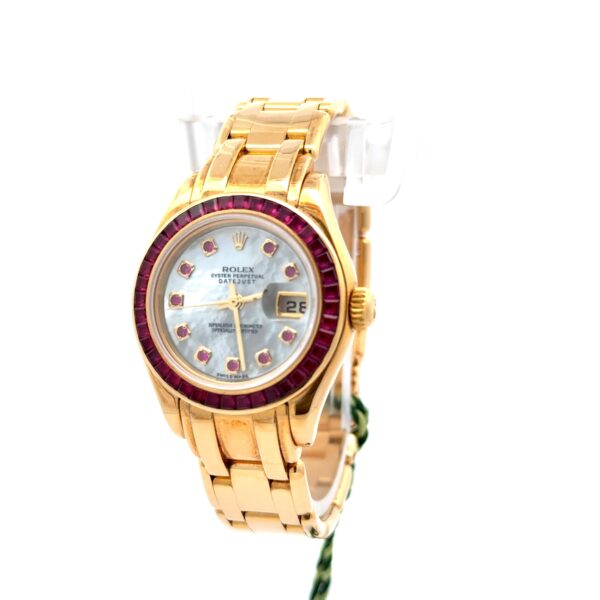 Rolex Lady-Datejust Factory Ruby Bezel MOP Ruby Dial - 80308 - Image 2