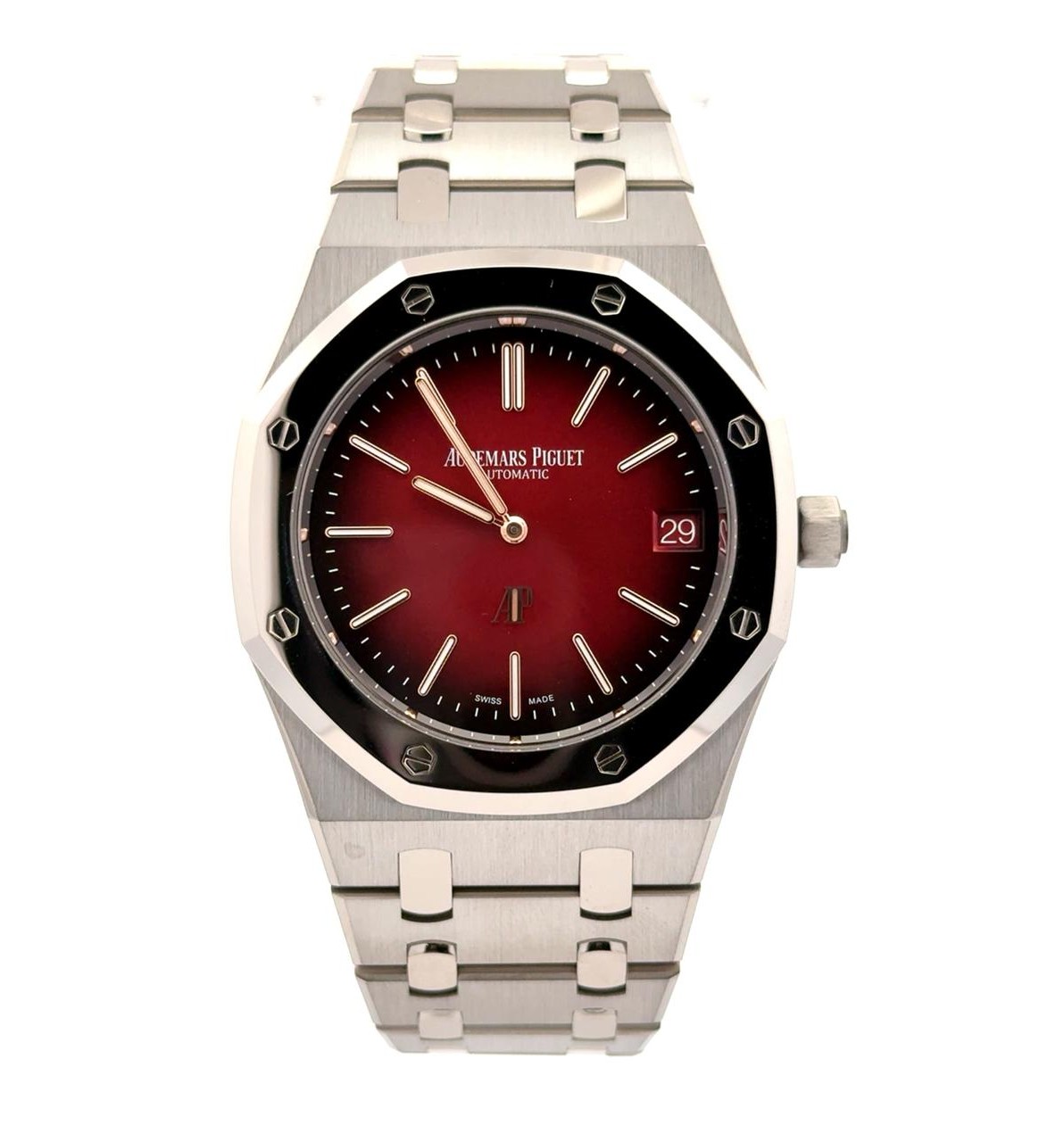 Audemars Piguet Royal Oak Jumbo Extra-thin Burgundy - 16202XT.OO.1240XT.01 - Image 2