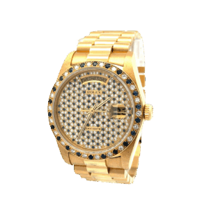 Rolex Day-Date 36 Factory Rare Bezel Dial - 18148