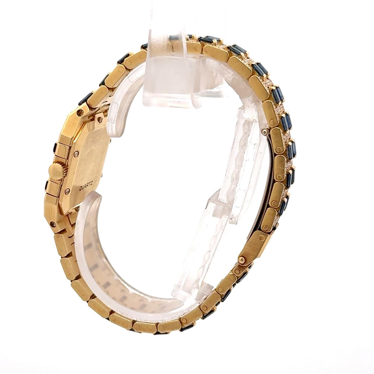 Audemars Piguet Royal Oak - Rectangular Diamonds & Sapphire - Image 5