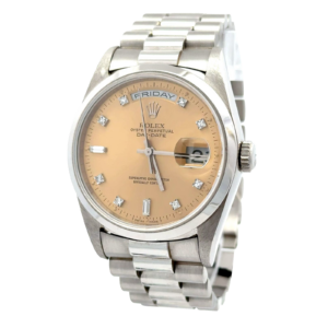 Rolex Day-Date 36 Salmon Dial