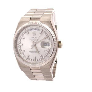 Rolex Day-Date Oysterquartz Baguette Diamond Dial