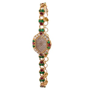 Audemars Piguet RED GOLD DIAMOND AND EMERALD AND RUBY