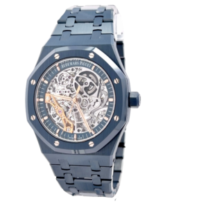 Audemars Piguet Double Balance Wheel Openworked Bleu Nuit Nuage Blue Ceramic