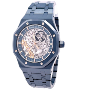 Audemars Piguet Double Balance Wheel Openworked Bleu Nuit Nuage Blue Ceramic
