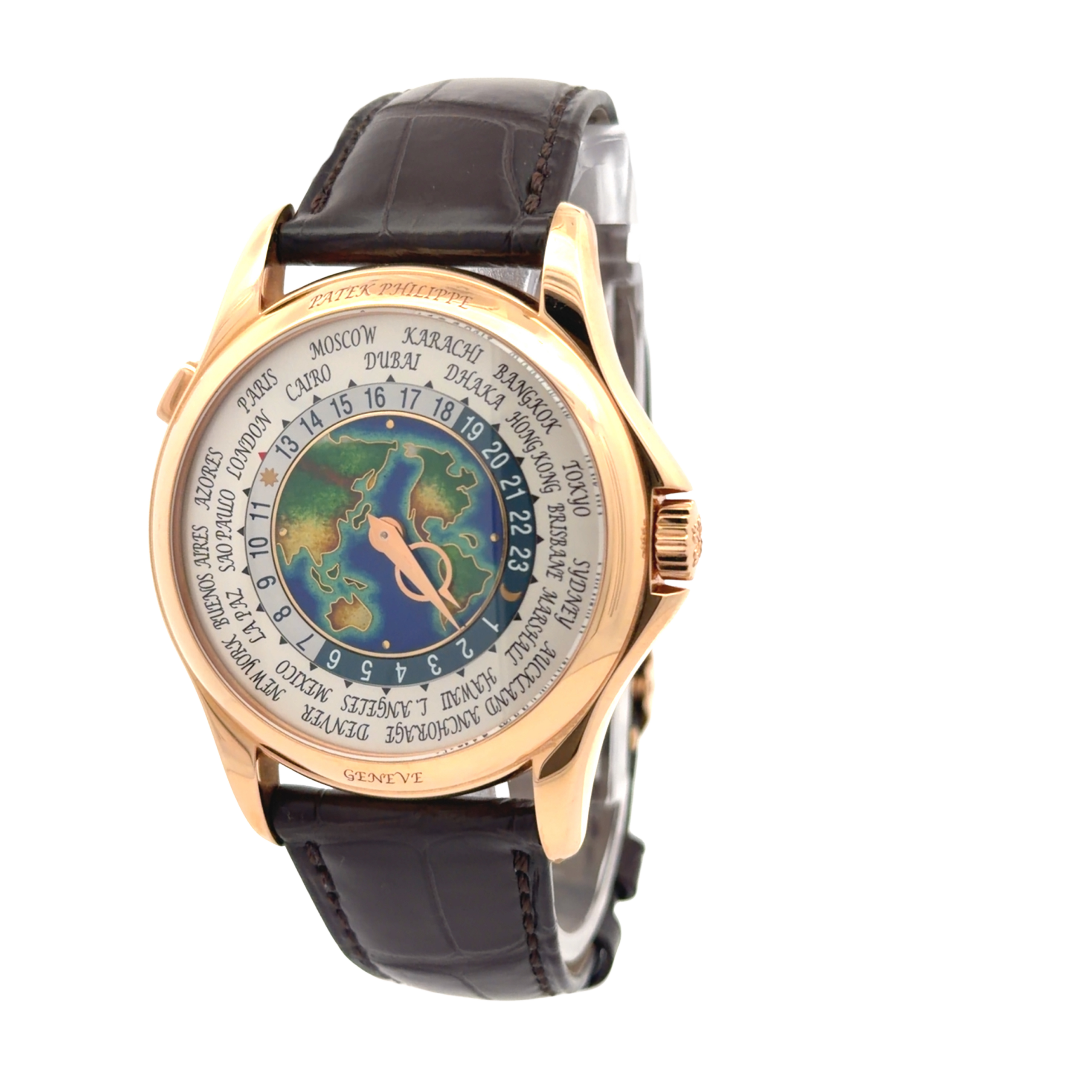 Patek Philippe World Time 18k Cloisonne 5131R-001