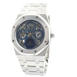 Audemars Piguet Royal Oak Perpetual Calendar Rare Blue Subdials Early Production With Archive Papers