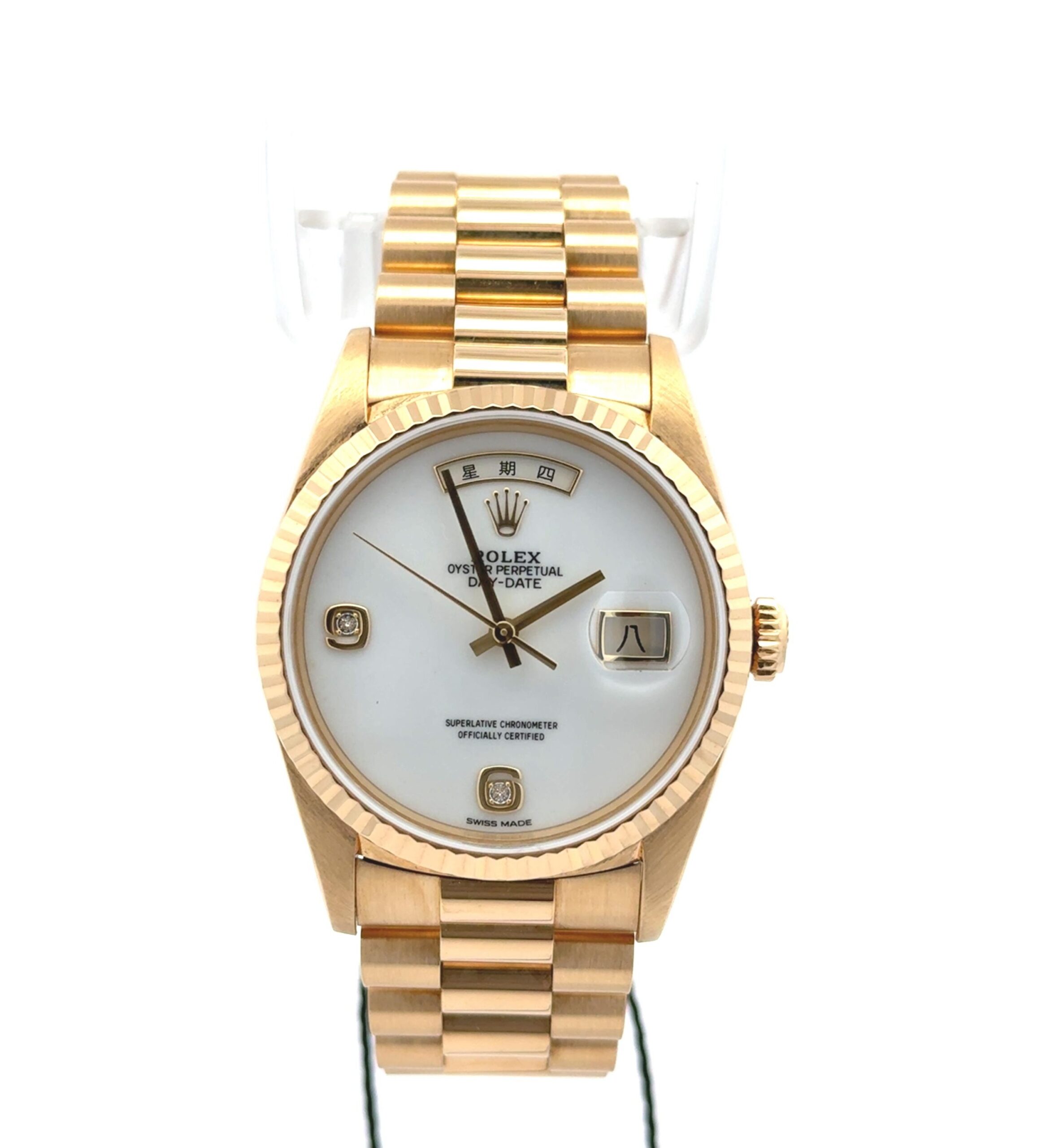 Rolex Day-Date 36 White Agata Dial - Image 2