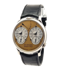 F.P.Journe Chronometre à Resonance Brass Movement 38mm Salmon Yellow Dial