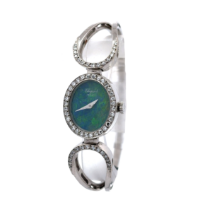 Chopard Vintage 18k White Gold Diamond Opal 5049/1